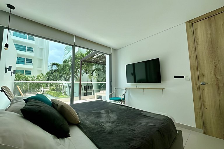 Luxury apartment Sonesta Cartagena beachfront