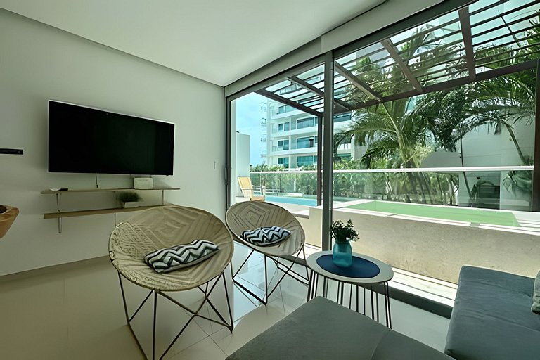 Luxury apartment Sonesta Cartagena beachfront