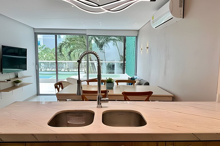 Luxury apartment Sonesta Cartagena beachfront