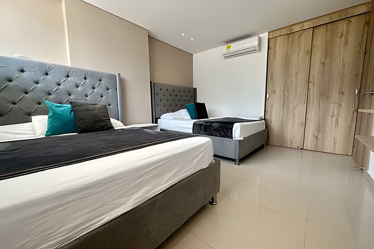 Luxury apartment Sonesta Cartagena beachfront