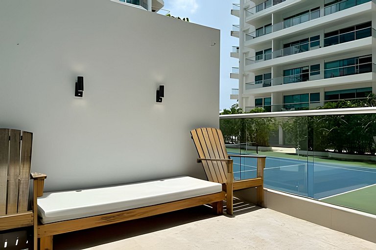 Luxury apartment Sonesta Cartagena beachfront