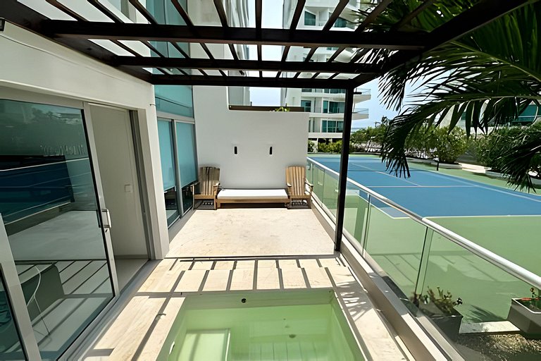 Luxury apartment Sonesta Cartagena beachfront