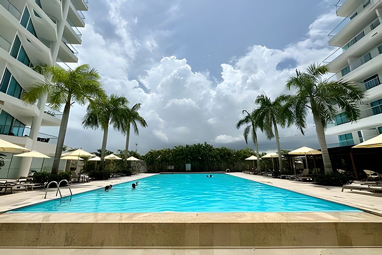Luxury apartment Sonesta Cartagena beachfront