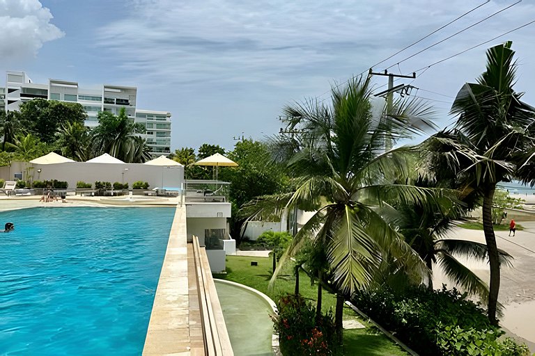 Luxury apartment Sonesta Cartagena beachfront